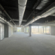 interior view of retail space under construction