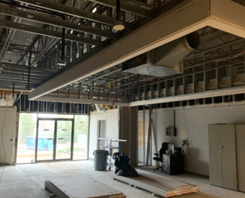 interior retail space renovation